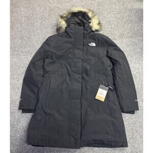 NEW The North Face Women's Arctic Parka Coat 550 Down Fill Black Size 2XL $350